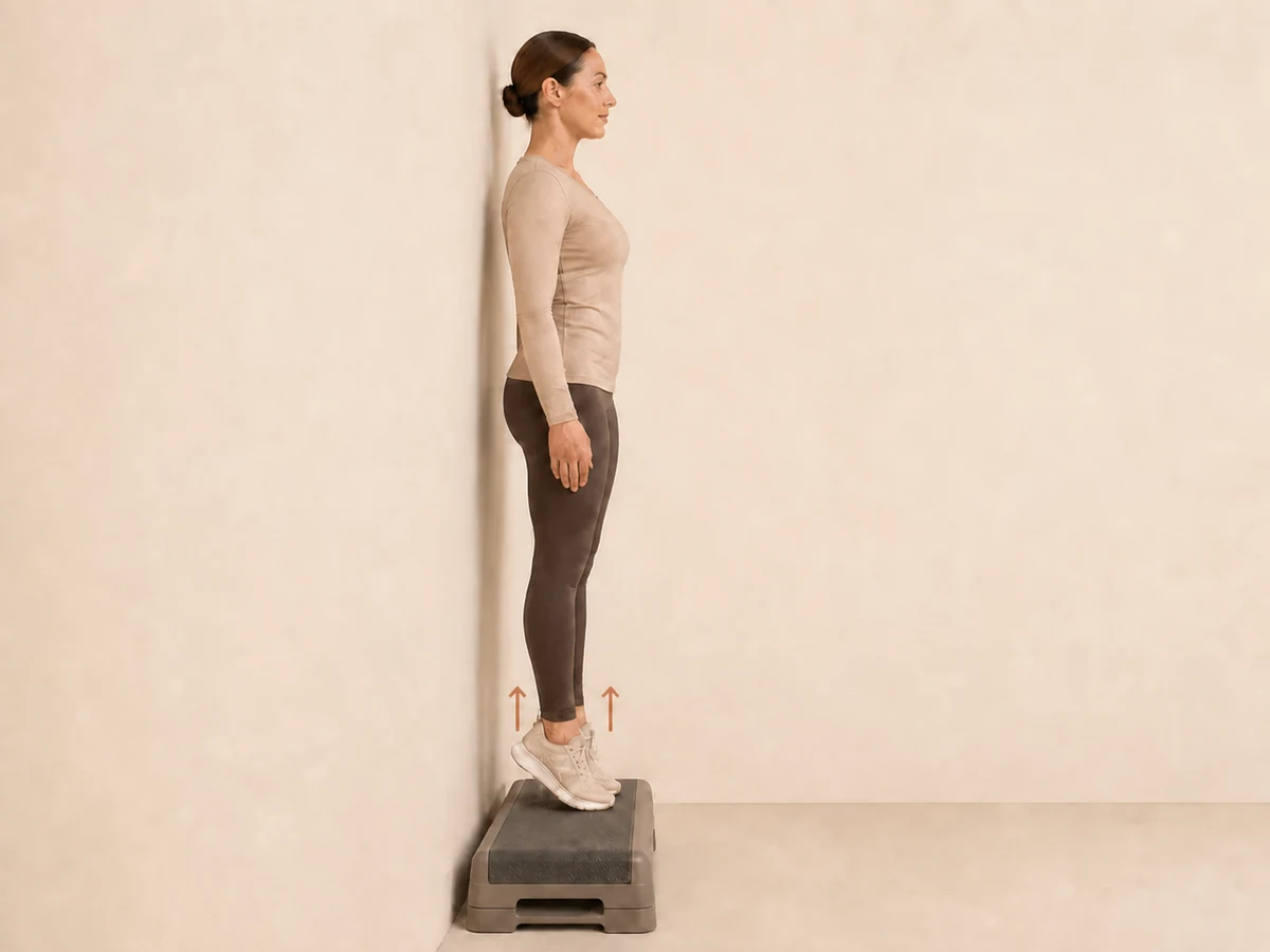 Heel Raises Off a Step — finishing position