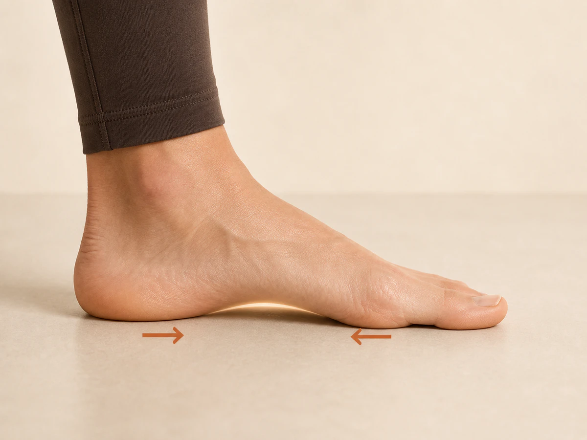 Intrinsic Foot Work — finishing position