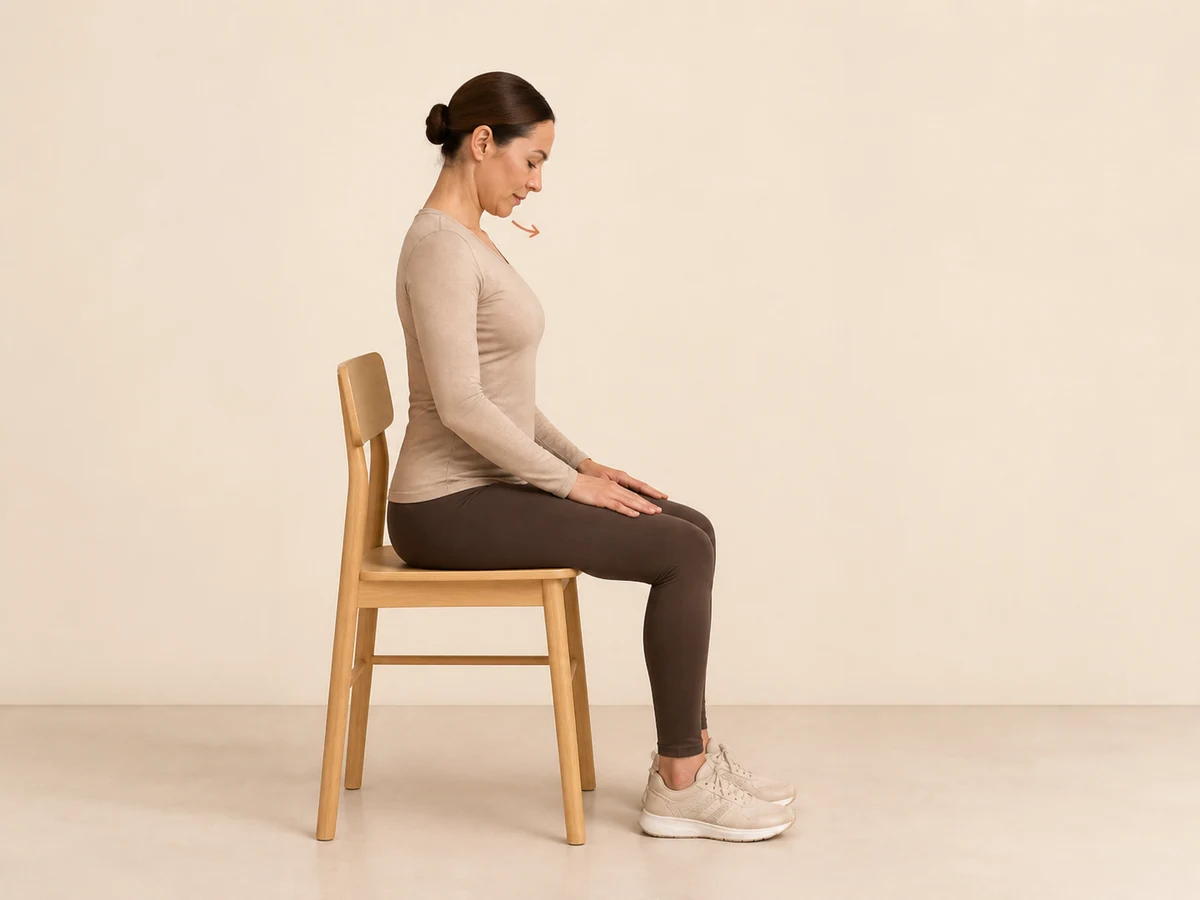 Nerve Floss (Sciatic Nerve Glide) — starting position