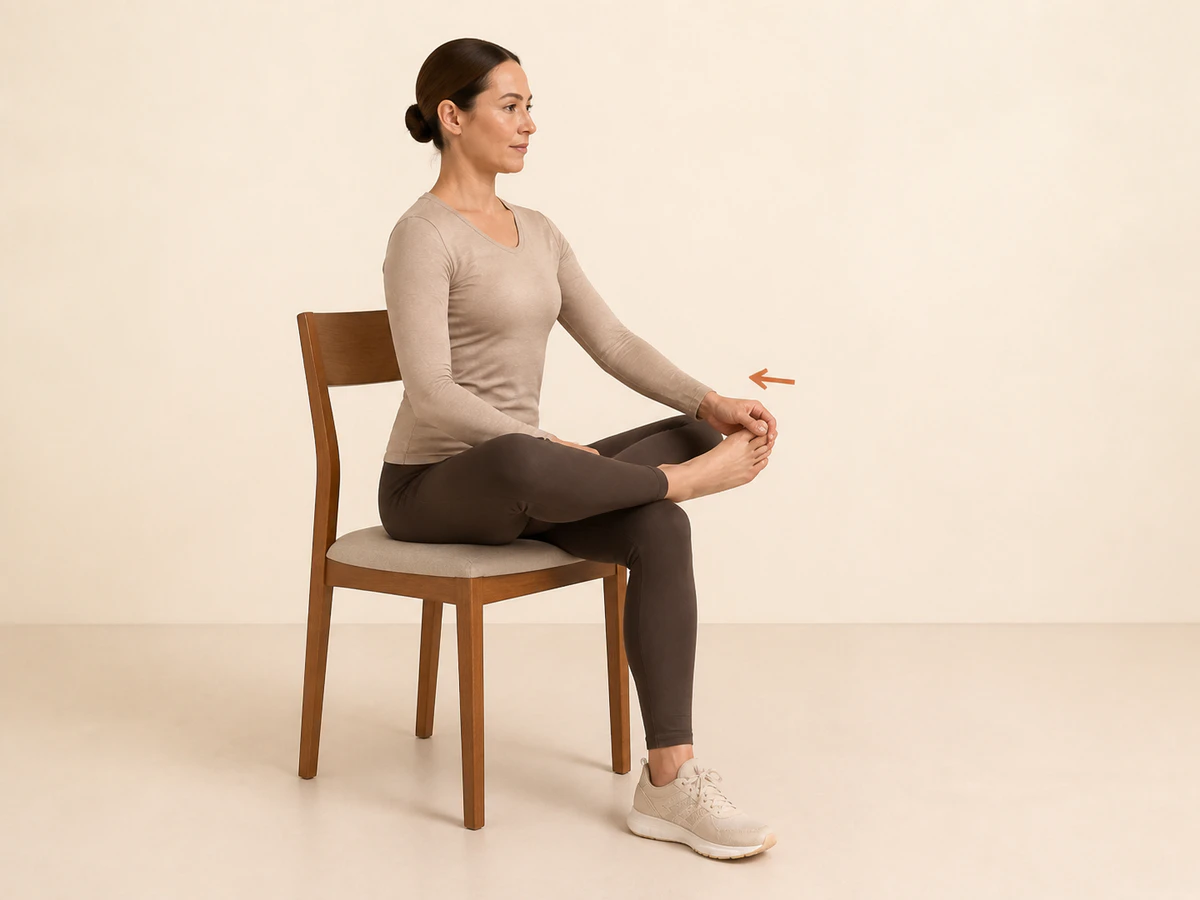 Plantar Fascia Stretch — starting position