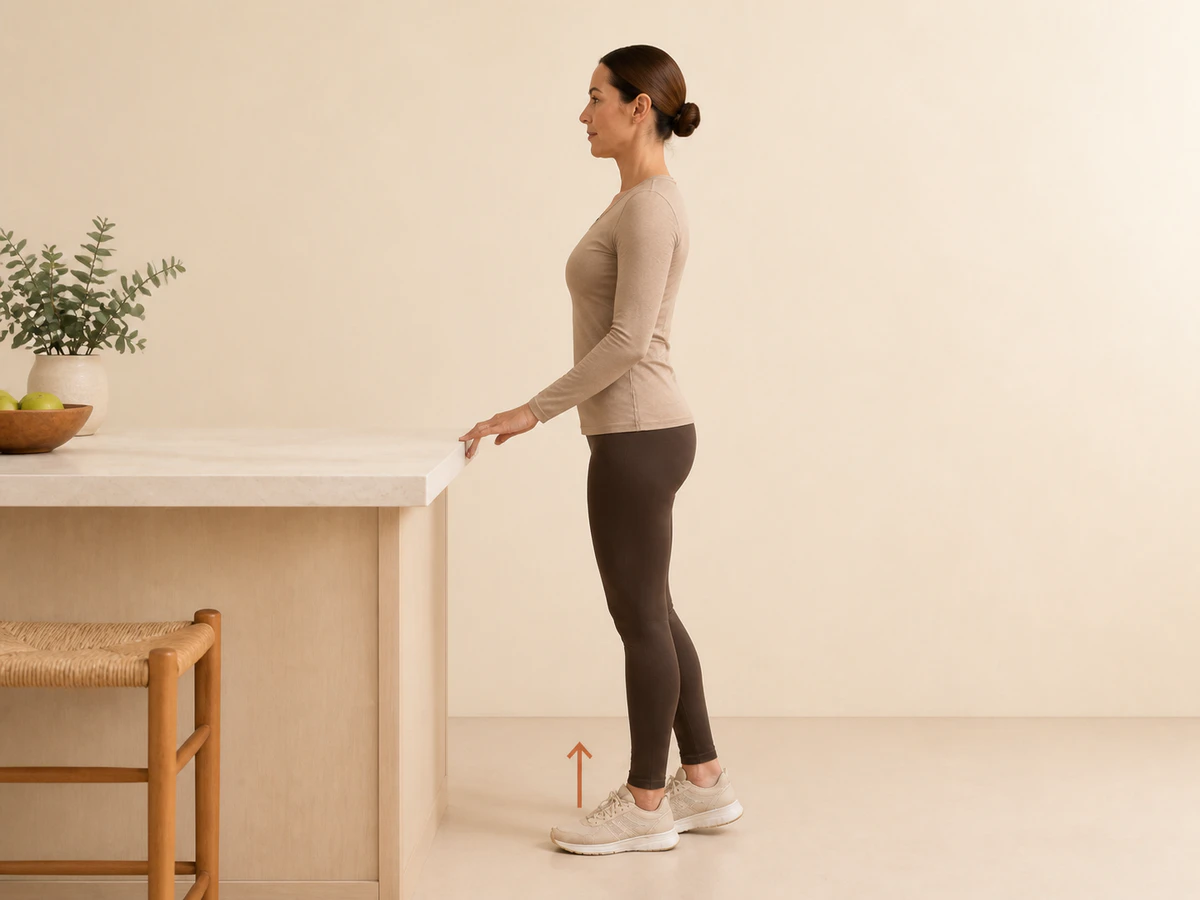 Single-Leg Stands — starting position