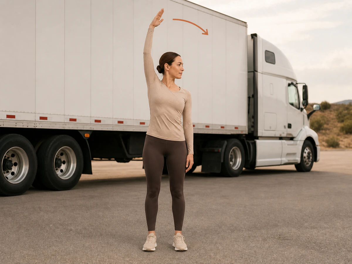 Standing Side Bend — starting position