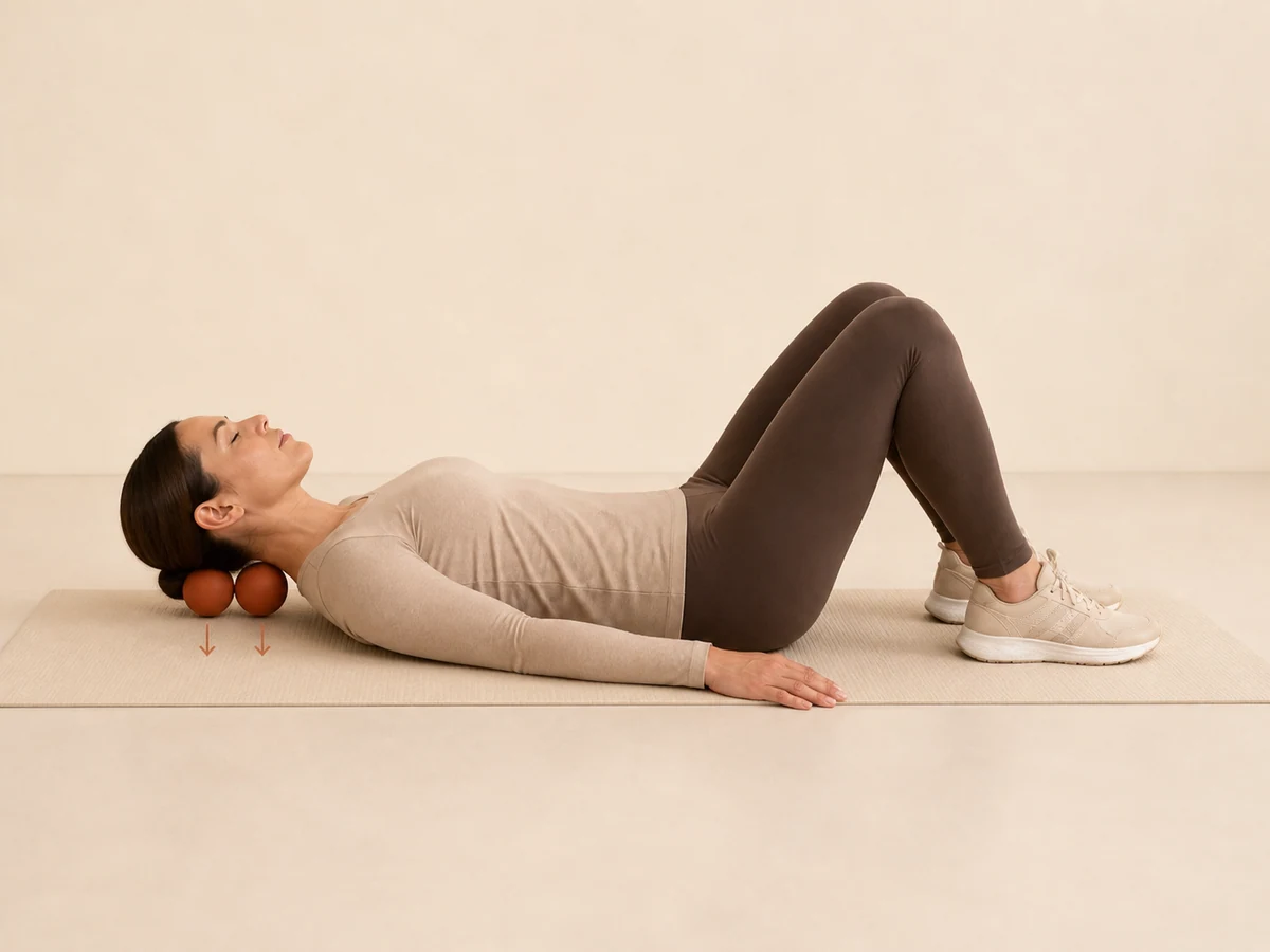 Sub-Occipital Release — finishing position