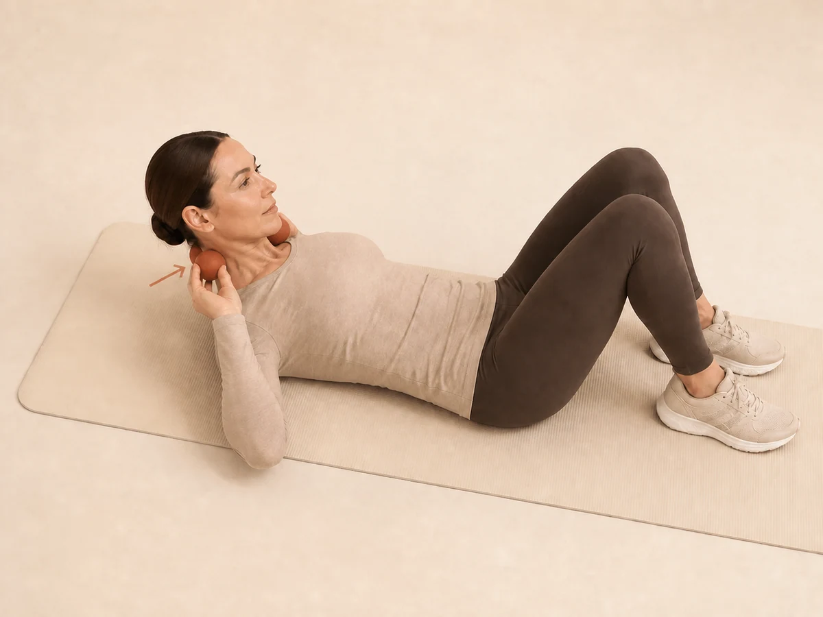 Sub-Occipital Release — starting position