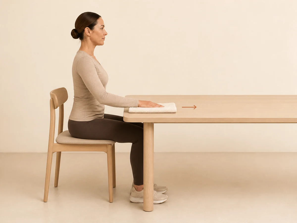 Table Slides — starting position