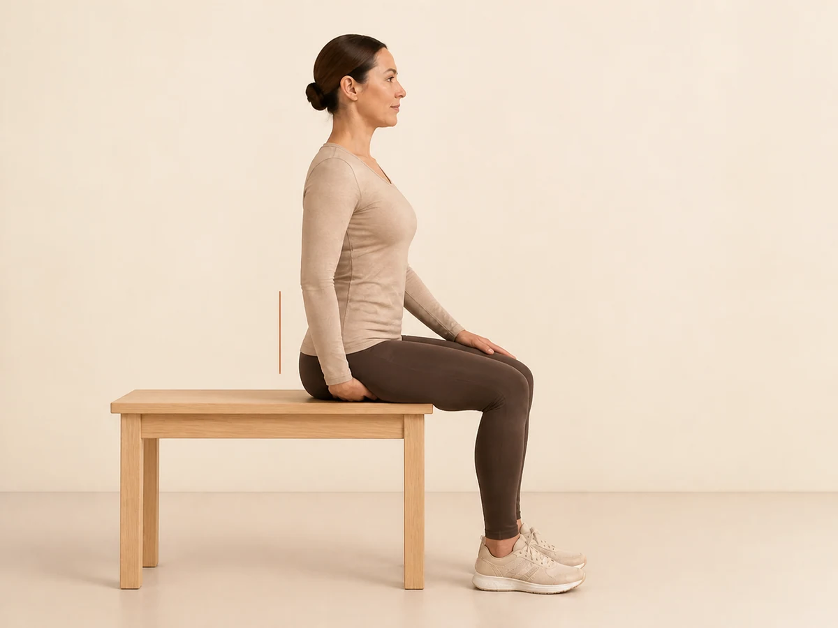 Upper-Trap and Levator Stretch — starting position